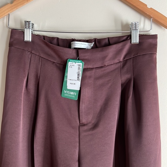 Simons Brown Wide Leg Trouser Womens Small - Picture 2 of 12